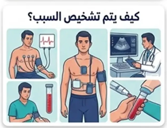 كيف يتم تشخيص السبب؟